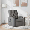 Stella Homewares Massage Recliner Chair Dark Grey Fabric