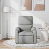 Stella Homewares Massage Recliner Chair Light Grey Fabric