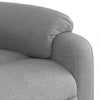 Stella Homewares Massage Recliner Chair Light Grey Fabric
