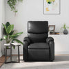Stella Homewares Massage Recliner Chair Black Faux Leather