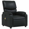 Stella Homewares Massage Recliner Chair Black Faux Leather