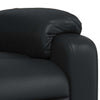 Stella Homewares Massage Recliner Chair Black Faux Leather