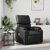 Stella Homewares Massage Recliner Chair Black Faux Leather
