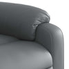 Stella Homewares Massage Recliner Chair Grey Faux Leather