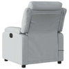 Stella Homewares Massage Recliner Chair Light Grey Fabric