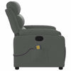 Stella Homewares Massage Recliner Chair Dark Grey Fabric