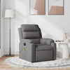 Stella Homewares Massage Recliner Chair Dark Grey Fabric