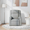 Stella Homewares Massage Recliner Chair Light Grey Fabric