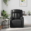Stella Homewares Massage Recliner Chair Black Faux Leather