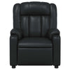 Stella Homewares Massage Recliner Chair Black Faux Leather