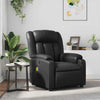Stella Homewares Massage Recliner Chair Black Faux Leather