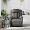 Stella Homewares Massage Recliner Chair Grey Faux Leather