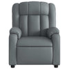 Stella Homewares Massage Recliner Chair Grey Faux Leather