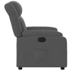Stella Homewares Recliner Chair Dark Grey Fabric