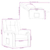 Stella Homewares Recliner Chair Dark Grey Fabric