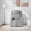 Stella Homewares Massage Recliner Chair Light Grey Fabric