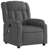 Stella Homewares Massage Recliner Chair Dark Grey Fabric