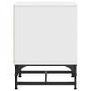 Stella Homewares Bedside Cabinets with Glass Doors 2 pcs White 35x37x50 cm