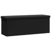 Stella Homewares Storage Bench Foldable Black PVC