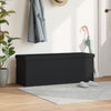 Stella Homewares Storage Bench Foldable Black PVC