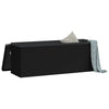 Stella Homewares Storage Bench Foldable Black PVC