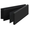 Stella Homewares Storage Bench Foldable Black PVC