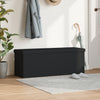 Stella Homewares Storage Bench Foldable Black PVC