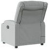 Stella Homewares Massage Recliner Chair Light Grey Fabric