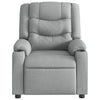 Stella Homewares Massage Recliner Chair Light Grey Fabric