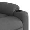 Stella Homewares Massage Recliner Chair Dark Grey Fabric