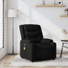 Stella Homewares Massage Recliner Chair Black Fabric