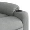 Stella Homewares Electric Massage Recliner Chair Light Grey Fabric