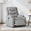 Stella Homewares Electric Massage Recliner Chair Light Grey Fabric