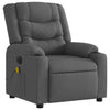 Stella Homewares Electric Massage Recliner Chair Dark Grey Fabric