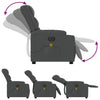 Stella Homewares Electric Massage Recliner Chair Dark Grey Fabric