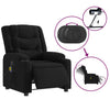 Stella Homewares Electric Massage Recliner Chair Black Fabric