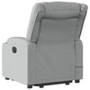 Stella Homewares Stand up Massage Recliner Chair Light Grey Fabric