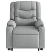 Stella Homewares Stand up Massage Recliner Chair Light Grey Fabric