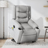 Stella Homewares Stand up Massage Recliner Chair Light Grey Fabric
