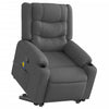 Stella Homewares Stand up Massage Recliner Chair Dark Grey Fabric