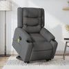 Stella Homewares Stand up Massage Recliner Chair Dark Grey Fabric