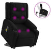 Stella Homewares Stand up Massage Recliner Chair Black Fabric