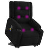 Stella Homewares Stand up Massage Recliner Chair Black Fabric