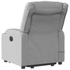 Stella Homewares Electric Stand up Massage Recliner Chair Light Grey Fabric