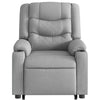 Stella Homewares Electric Stand up Massage Recliner Chair Light Grey Fabric