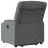Stella Homewares Electric Stand up Massage Recliner Chair Dark Grey Fabric