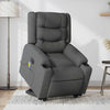 Stella Homewares Electric Stand up Massage Recliner Chair Dark Grey Fabric