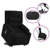 Stella Homewares Electric Stand up Massage Recliner Chair Black Fabric