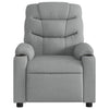 Stella Homewares Massage Recliner Chair Light Grey Fabric
