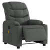Stella Homewares Electric Massage Recliner Chair Dark Grey Fabric